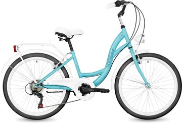 Городской велосипед для девочек 24, 7 скоростей SHIMANO ORLANDO