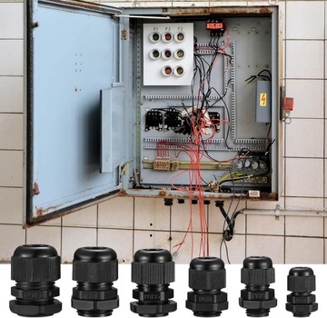 КАБЕЛЬНЫЙ ВВОД КАБЕЛЬНЫЙ ВВОД 3-16мм IP68 ВОДОНЕПРОНИЦАЕМЫЕ РАЗЪЕМЫ 50 ШТ.