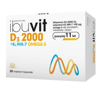 Ibuvit D3 2000 + K2 MK-7 Omega 3 30kaps