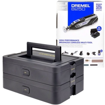 ШЛИФРОВКА 12 В DREMEL 8250 PLATINUM БЕСЩЕТОЧНАЯ 2x2,0 Ач + 5/65 АКСЕССУАРЫ