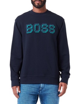 Hugo Boss Boss Męskie logo, Dark Blue404, Xl