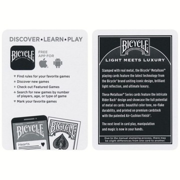 Велосипед METALLUXE Red - классические карты