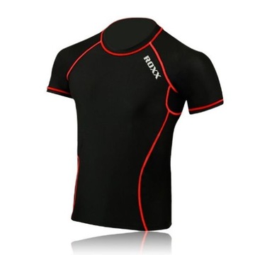 ROXX Men Half Sleeve Compression Shirt RED XXL