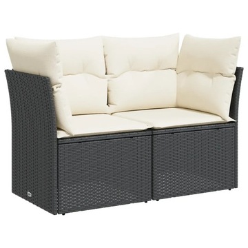 SOFA OGRODOWA KRZESŁO ZESTAW MEBLI OGRODOWYCH NA OGRÓD BALKON TARAS RATTAN