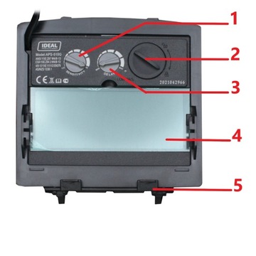 PRZYŁBICA SPAWALNICZA SAMOŚCIEMNIAJĄCA MASKA LCD