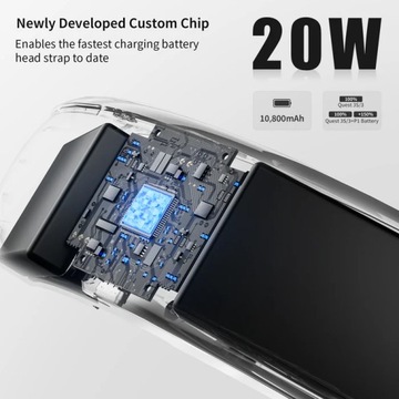 A3 Max - магнитный головной ремень для Meta Quest 3S/3 AnnaPro Battery