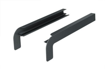 ZAKOŃCZENIA ALU SOFTLINE ANTRACYT STRUKTURA 17,5cm