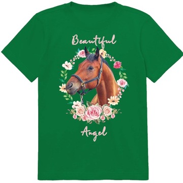 КОМПЛЕКТ ФУТБОЛКА + ТАТУ НАКЛЕЙКИ ЛОШАДИ 140 БЕСПЛАТНЫЙ ПОДАРОК