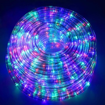 НАРУЖНЫЕ ШЛАНГОВЫЕ СВЕТИЛЬНИКИ РАЗНОЦВЕТНЫЕ 240 СВЕТОДИОДНЫХ СВЕТЯЩИХСЯ ПОЛОСКА РОЖДЕСТВЕНСКАЯ ЕЛКА