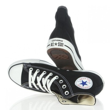 Converse buty trampki wysokie czarne All Star 35