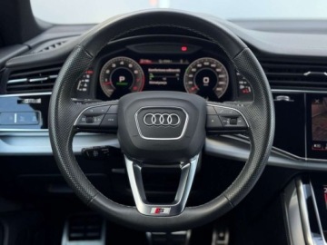 Audi Q8 SUV 3.0 55 TFSI 340KM 2022 Audi Q8 340 KM,S line,Head Up,Os skretna,Hak,Pneumatyka,BO 3.0 Benzyna, zdjęcie 18