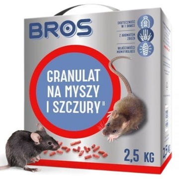 Granulat Trutka na myszy i szczury BROS 2,5 kg
