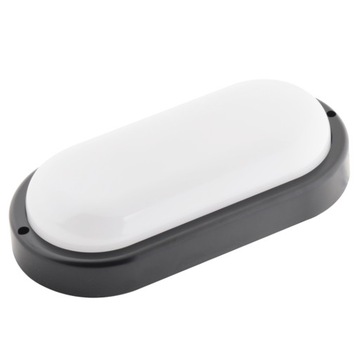 Plafon DIOLED 23 x 10,4 cm czarny