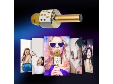 БЕСПРОВОДНОЙ МИКРОФОН КАРАОКЕ - ДИНАМИК BLUETOOTH