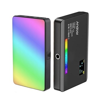 Светодиодная видеолампа Andoer Y140 RGB перезаряжаемая