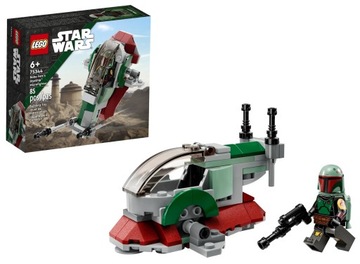 LEGO Star Wars 75344 Mikromyśliwiec kosmiczny Boby Fetta na prezent święta