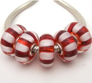 CHARMS ZAWIESZKA KORALIK SZKŁO MURANO BEADS