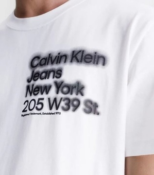 Calvin Klein Jeans t-shirt Blurred Address Logo bi