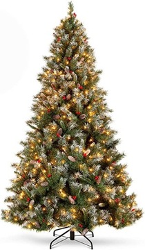 Choinka Sztuczna 210cm, 400diod Świetlnych