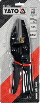 OBCINAK, NOŻYCE DO RUR WIELOFUNKCYJNE 250MM YATO #