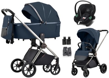 WÓZEK CARRELLO ULTRA CYBEX ATON S2 3w1 ADAPTERY kol. BLUE