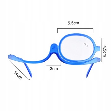 Увеличить Очки для макияжа глаз 3.00 + Небеса