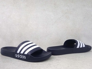 ADIDAS ADILETTE SHOWER GZ5920 MĘSKIE KLAPKI BASENOWE NA BASEN GRANATOWE