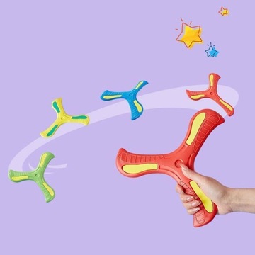 Детские игрушки Бумеранги Лето на открытом воздухе Легко бросать Весело Сад Пляж Оранжевый