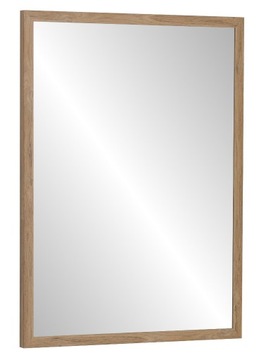 Lustro w ramie 80x60 DĄB GRAND wąska rama