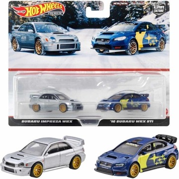 HOT WHEELS Premium Subaru Impreza WRX & '16 Subaru WRX STI 2-Pack