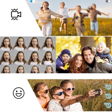 ЦИФРОВАЯ КАМЕРА HD 1080P 44 МП ДЛЯ ДЕТСКОЙ ФОТОГРАФИИ + КАРТА премиум-класса на 32 ГБ