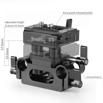 Опорная пластина Smallrig Universal Rail 15 мм DBC2272B