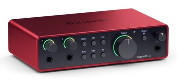 FOCUSRITE SCARLETT 2i2 4RD 4GEN + ПРОГРАММНОЕ ОБЕСПЕЧЕНИЕ