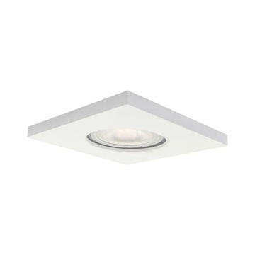 Oprawa stropowa oczko LAGOS IP65 białe kwadrat GU1