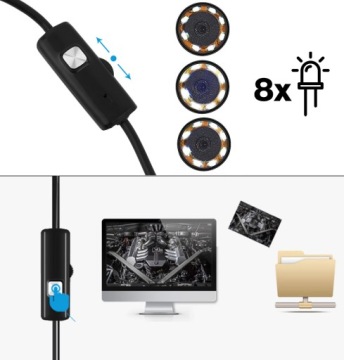 Камера для осмотра эндоскопов MBGLine, ПК с ОС Android, FHD, USB-C, КАМЕРА ДЛЯ МАСТЕРСКОЙ