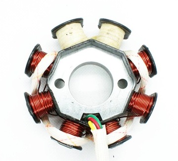 CEWKI ISKROWNIKA (STATOR) 8-ZWOJOWE (2 NIEUZW.) 2PINY 4T GY6