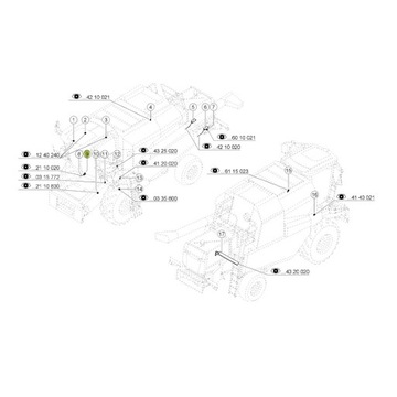 Датчик положения питателя Claas 011780.1 JAG