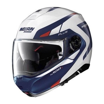 Kask szczękowy motocyklowy NOLAN N100-5 PLUS MILESTONE N-COM 57 S