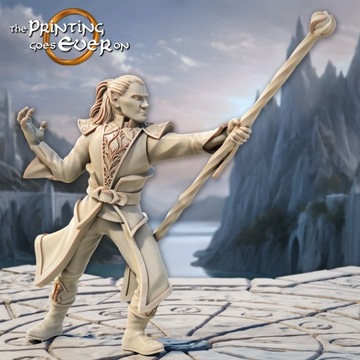 Elven Stormcaller Mage B The Printing Goes Ever On