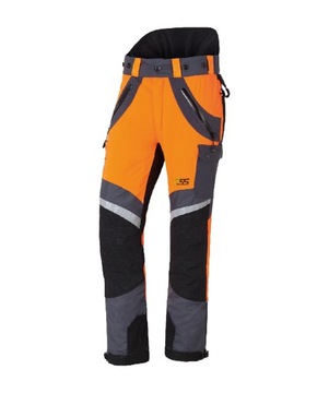 Spodnie PSS X-treme Air do pasa pomarańczowo-szare 1 klasa r.50