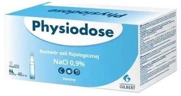 Physiodose Roztwór soli fizjologicznej, GILBERT NaCl 40 x 5ml