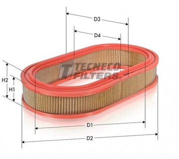 TECNECO FILTERS AR148A ФІЛЬТЕР ПОВІТРЯ 