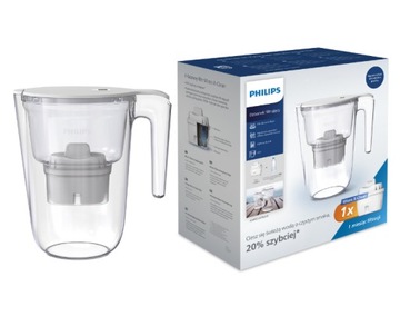 Dzbanek filtrujący PHILIPS duża pojemność 3,5l z 1 filtrem Micro X-Clean