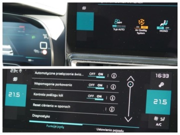 Citroen C5 Aircross SUV Facelifting 1.5 BlueHDi 131KM 2024 Citroen C5 Aircross 1,5d Perła ACC Blis Keyles Kamery 180 Fotele Ogrz.+Elek, zdjęcie 16