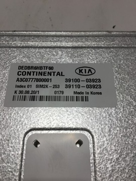 JEDNOTKA ŘÍZENÍ MOTORU NIRO HYBRID FACELIFT 19-