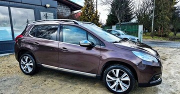 Peugeot 2008 I SUV 1.6 VTi 120KM 2014 Peugeot 2008 BENZYNA PANORAMA alcantara nawigacja super oakzja, zdjęcie 6