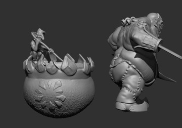 Шеф-повар с котлом - Коллекционирование Саблезубого Тигра