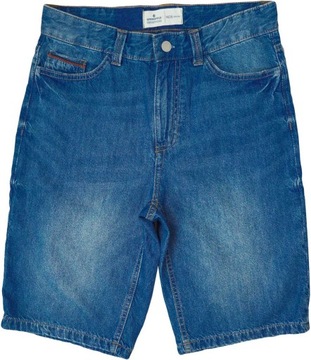 Springfield Męskie Bawełniane Jeansowe Niebieskie Spodenki Szorty XXL 38