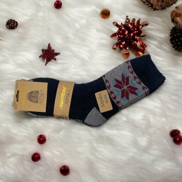 3 пары теплых шерстяных РОЖДЕСТВЕНСКИХ НОСОК Thermo ALPAKA SOCKS 35 - 38