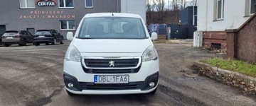 Peugeot Partner II Tepee Facelifting 2015 1.6 BlueHDi 100KM 2015 Peugeot Partner Raty Tepee 1.6HDI 100KM Klimatyzacja Po Serwisie 2xKpl. Op, zdjęcie 4
